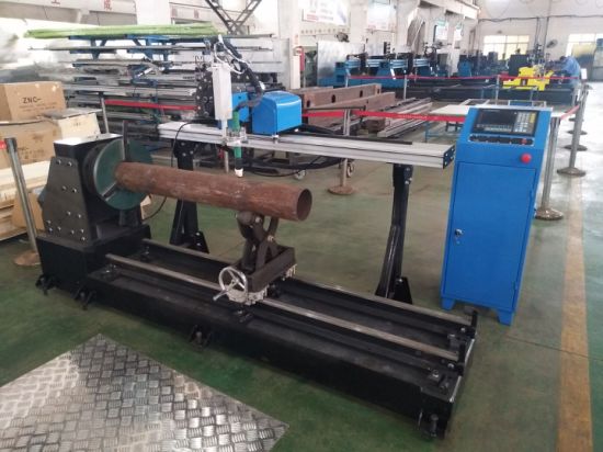 màquina talladora de plasma CNC per a tubs d'acer amb el rotatiu 43/63/100/160 / 200A en venda